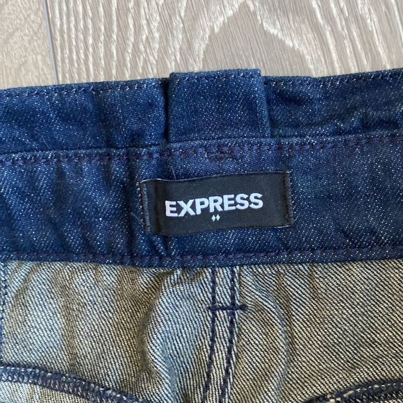 Express Dark Blue Women Shorts - Picture 4 of 6